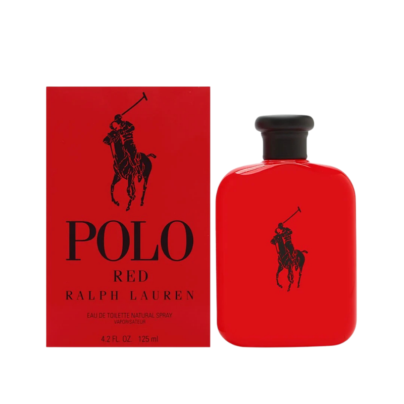 Polo Red Ralph Lauren Eau de Toilette 125ml bottle for men available at The Perfume Savor