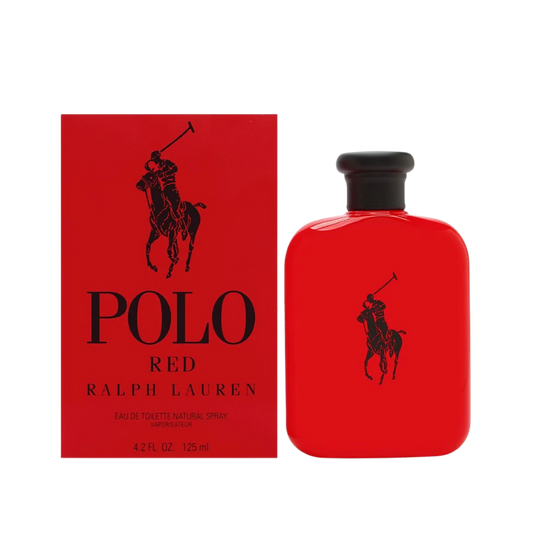Polo Red Ralph Lauren Eau de Toilette 125ml bottle for men available at The Perfume Savor