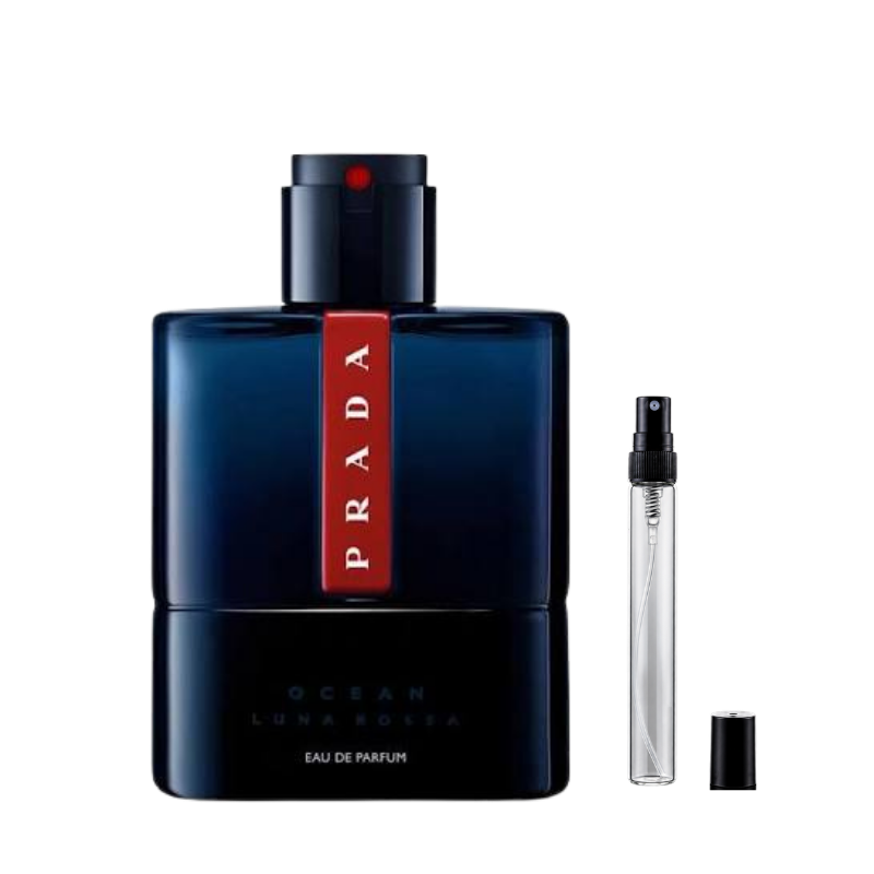 Prada Luna Rossa Ocean Eau de Parfum sample decants available at The Perfume Savor