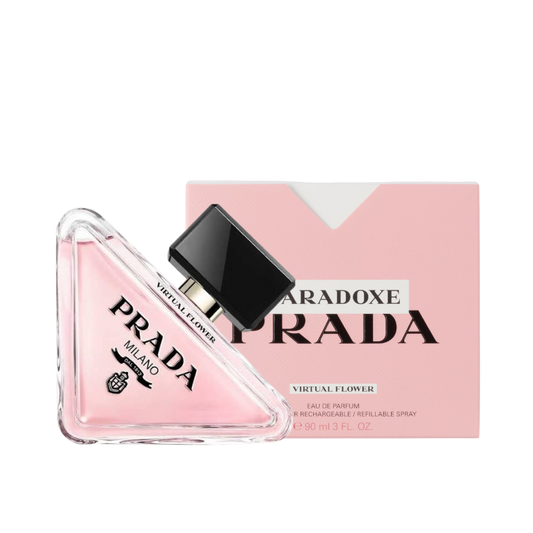 Prada Paradoxe Virtual Flower Eau de Parfum 90ml full bottle available at The Perfume Savor