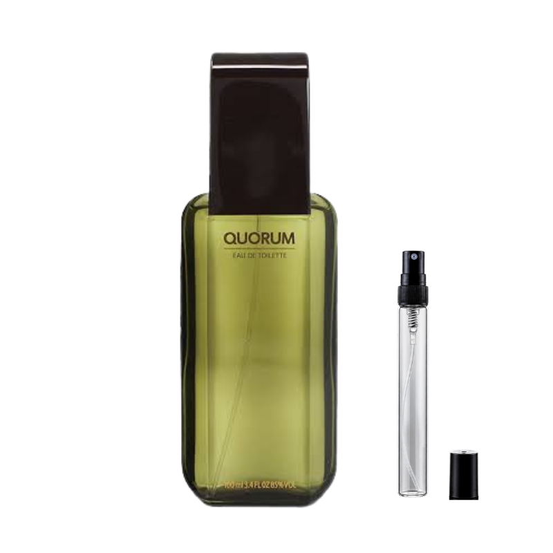 Quorum Antonio Puig Eau de Toilette sample decants available at The Perfume Savor