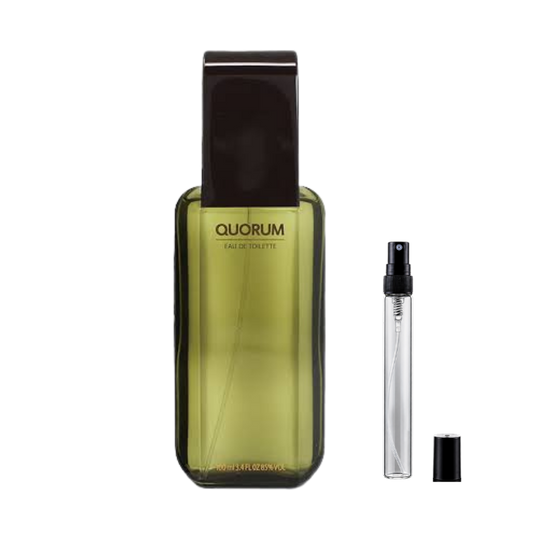 Quorum Antonio Puig Eau de Toilette sample decants available at The Perfume Savor