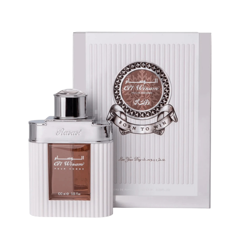 Rasasi Al Wisam Day Eau de Toilette 100ml for Men bottle available at The Perfume Savor