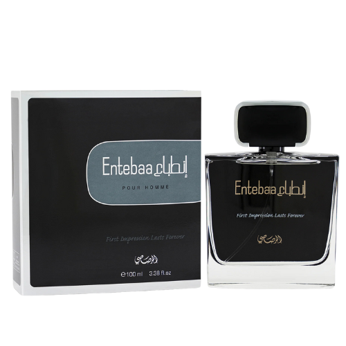 Rasasi Entebaa Eau de Parfum 100ml for Men bottle available at The Perfume Savor