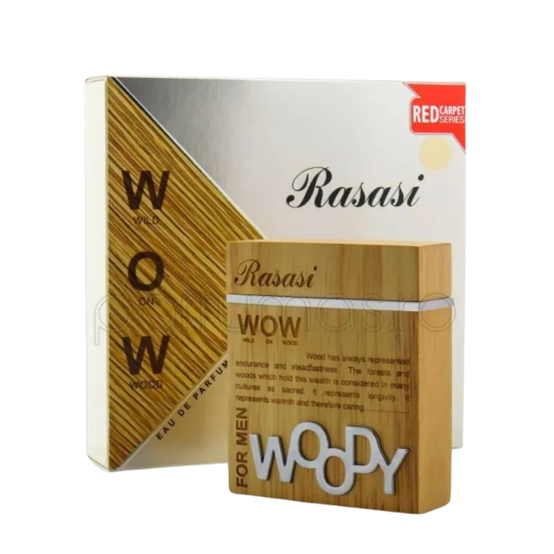 Rasasi Woody Eau de Parfum 100ml for Men bottle available at The Perfume Savor