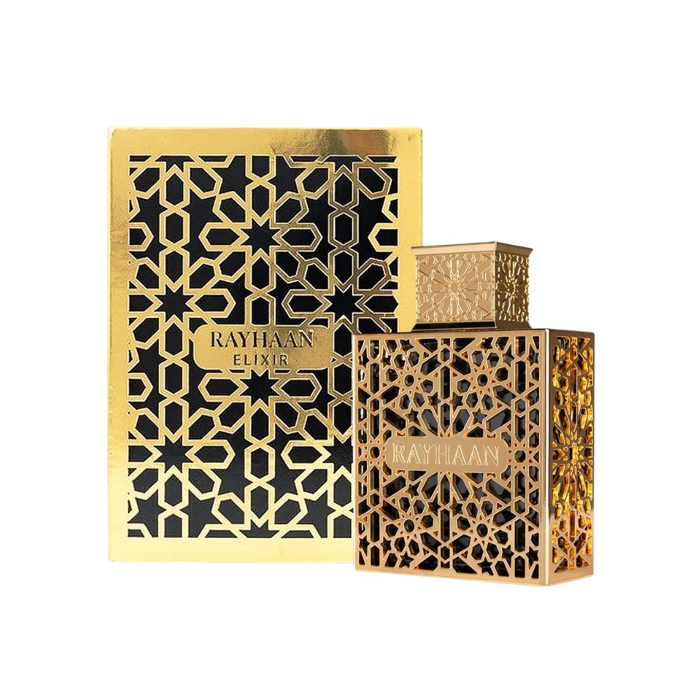 Rayhaan Elixir Eau de Parfum 100ml bottle available at The Perfume Savor