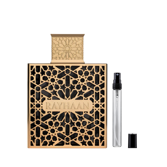 Rayhaan Elixir Eau de Parfum decant bottles available at The Perfume Savor