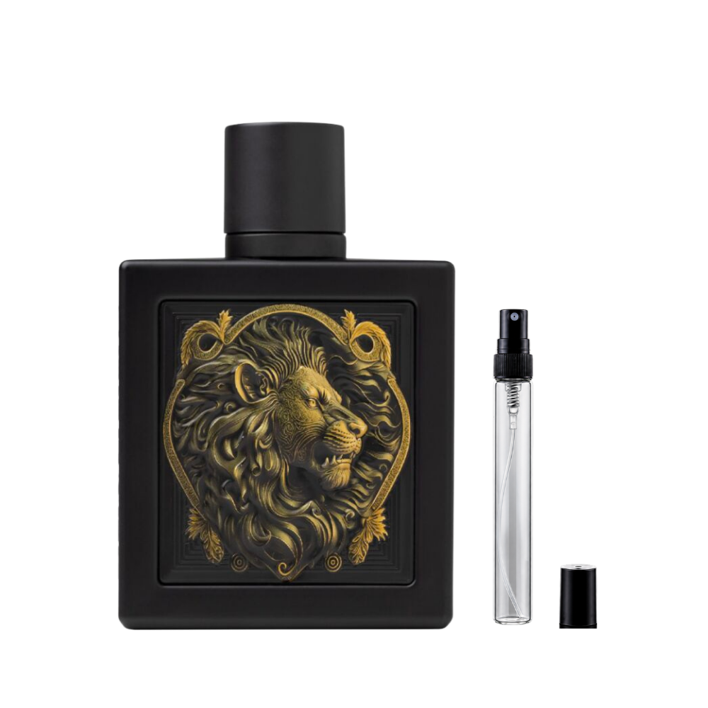 Rayhaan Lion Eau de Parfum decant bottles available at The Perfume Savor