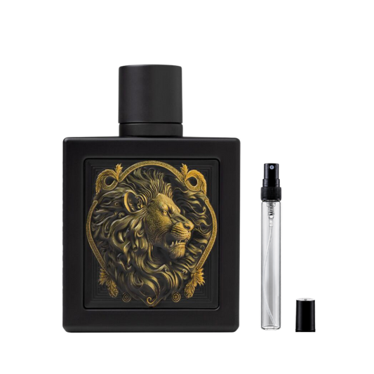 Rayhaan Lion Eau de Parfum decant bottles available at The Perfume Savor