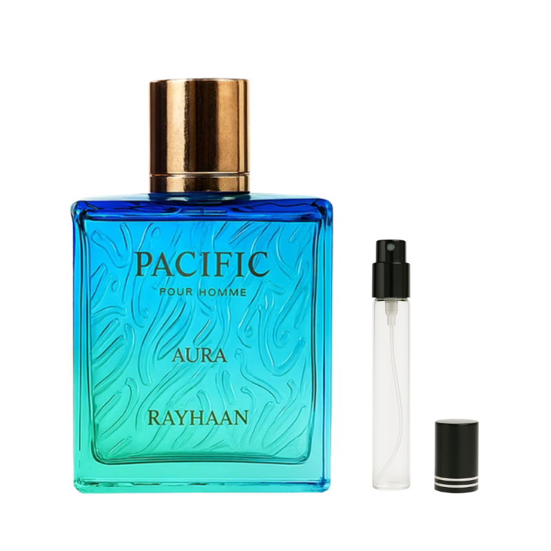 Rayhaan Pacific Aura Eau de Parfum Decants available at The Perfume Savor