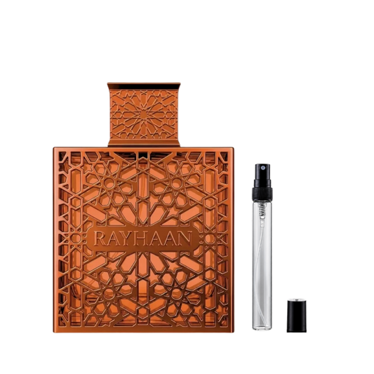 Rayhaan Vantage Eau de Parfum decant bottles available at The Perfume Savor