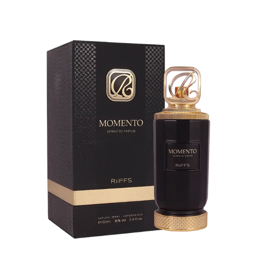 Riiffs Perfumes Momento Extrait de Parfum 100ml full bottle available at The Perfume Savor