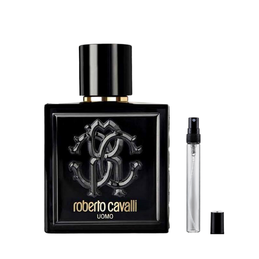 Roberto Cavalli Uomo Eau de Parfum sample decants available at The Perfume Savor