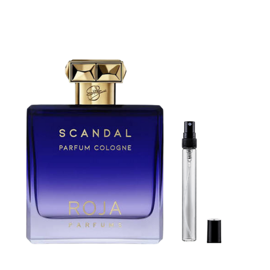 Roja Scandal Pour Homme Parfum sample decants available at The Perfume Savor
