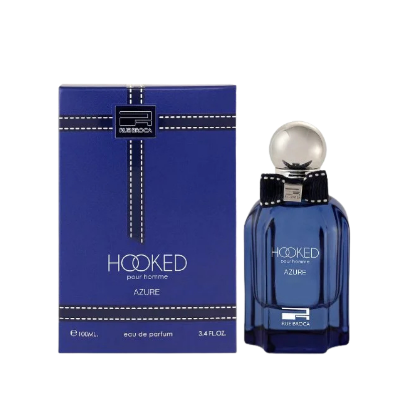 Rue Broca Hooked Azure Pour Homme Eau de Parfum 100ml bottle available at The Perfume Savor