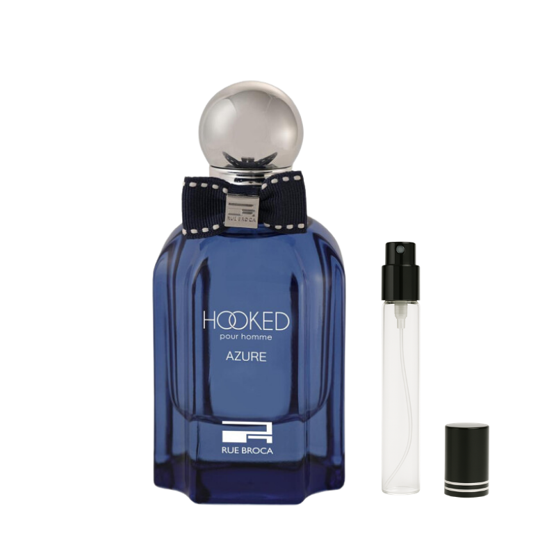 Rue Broca Hooked Azure Pour Homme EDP decant sample bottle available at The Perfume Savor