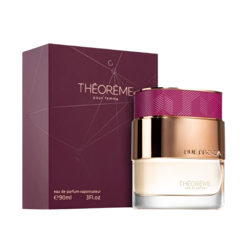 Rue Broca Theoreme Pour Femme Eau de Parfum 90ml bottle available at The Perfume Savor