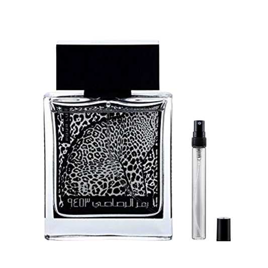 Rumz Al Rasasi 9453 Pour Lui Eau de Parfum decants available at The Perfume Savor