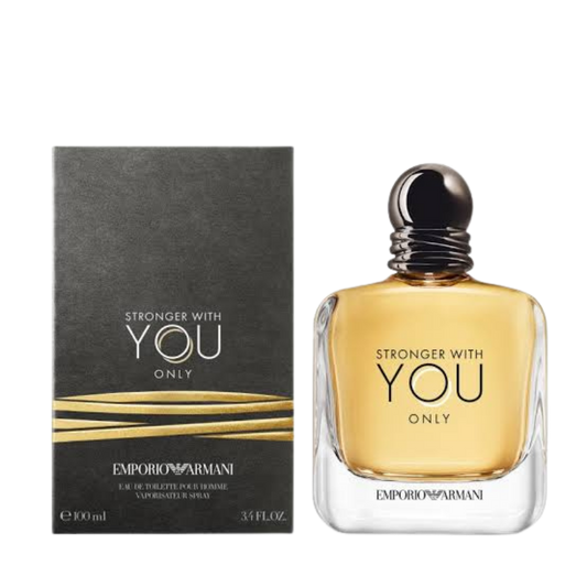 Stronger With You Only By Giorgio Armani Eau de Toilette 100ml bottle for men available at The Perfume Savor