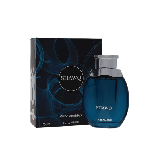 Shawq Eau de Parfum 100ml by Swiss Arabian bottle available at The Perfume Savor