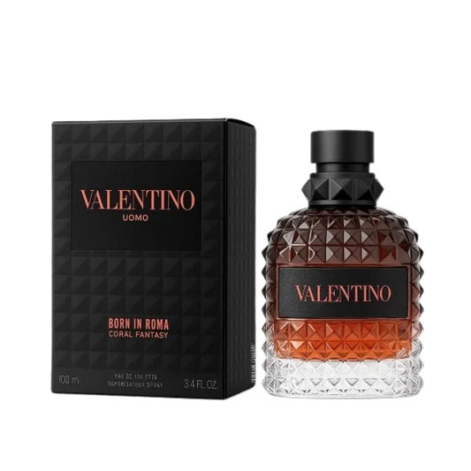 Valentino Uomo Born In Roma Coral Fantasy Eau de Toilette 100ml full bottle available at The Perfume Savor