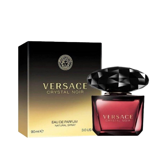 Versace Crystal Noir Eau de Parfum for Women 90ml bottle available at The Perfume Savor