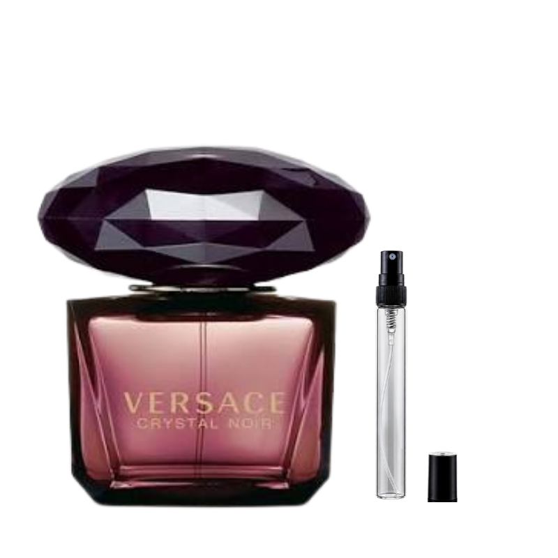 Versace Crystal Noir Eau de Toilette Decants available at The Perfume Savor