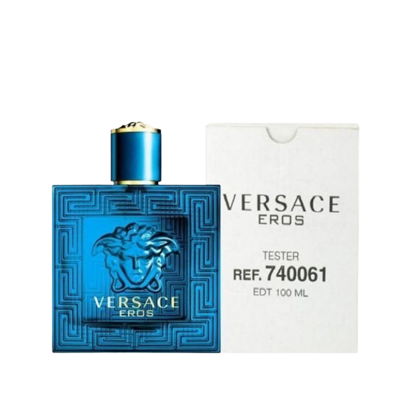 Versace Eros Eau de Toilette 100ml Tester bottle available at The Perfume Savor