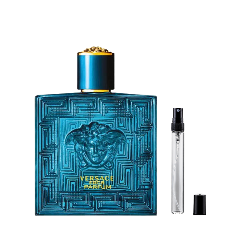 Versace Eros Parfum decant bottles available at The Perfume Savor