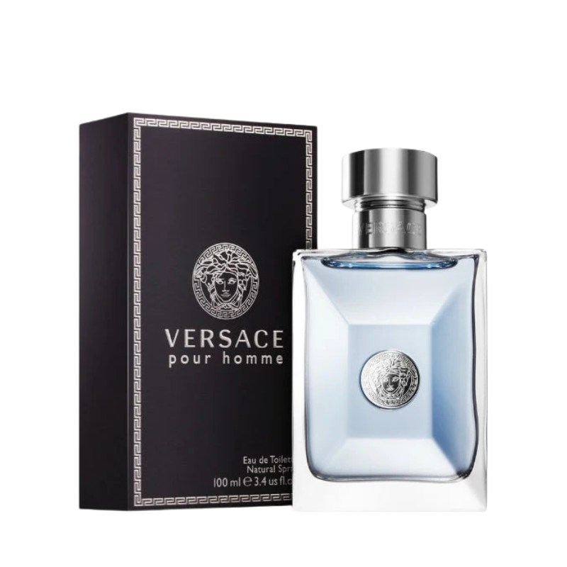 Versace Pour Homme Eau de Toilette 100ml bottle for men available at The Perfume Savor