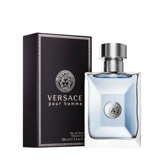 Versace Pour Homme Eau de Toilette 100ml bottle for men available at The Perfume Savor
