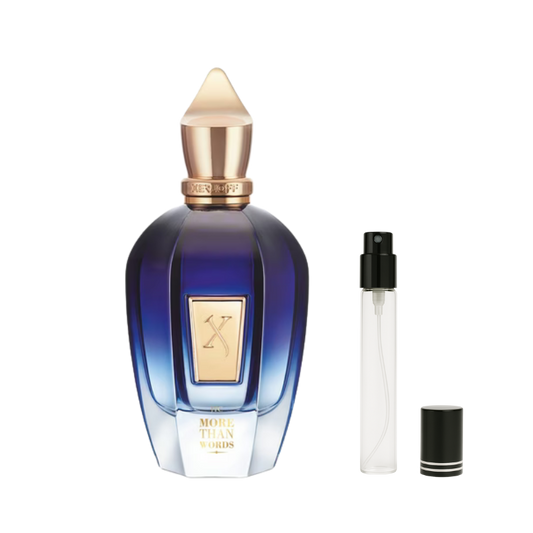 Xerjoff More Than Words Eau de Parfum Decants available at The Perfume Savor