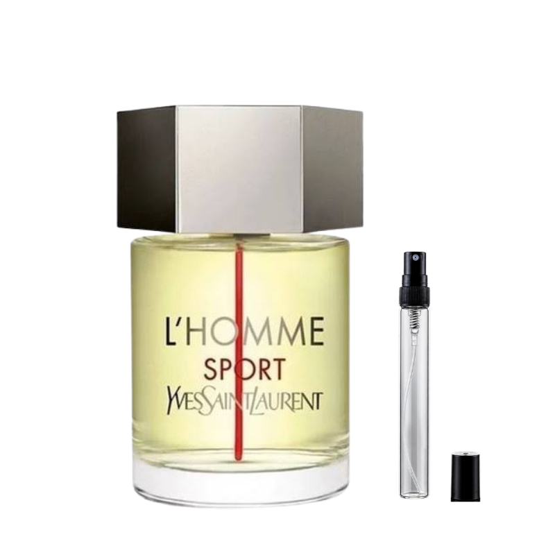 YSL L'Homme Sport Eau de Toilette sample decants available at The Perfume Savor