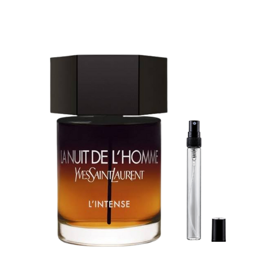 YSL La Nuit de L'Homme L'Intense Eau de Parfum decants available at The Perfume Savor
