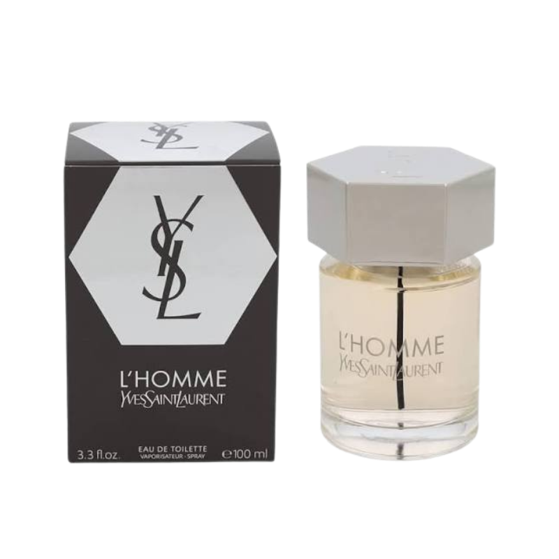 YSL L'Homme Eau de Toilette 100ml bottle available at The Perfume Savor