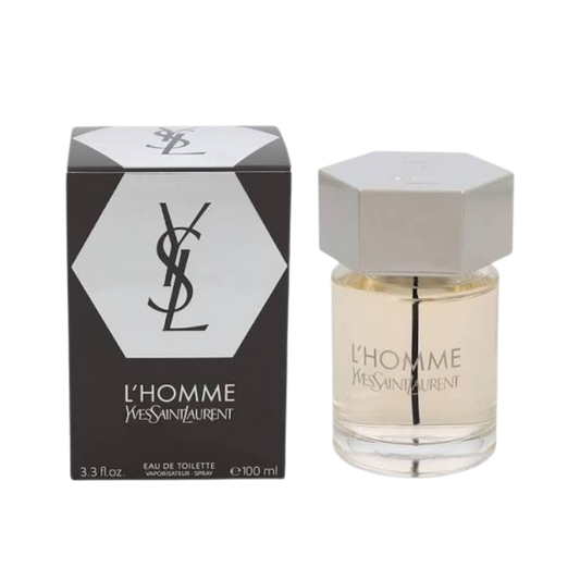 YSL L'Homme Eau de Toilette 100ml bottle available at The Perfume Savor