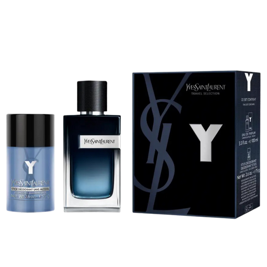 YSL Y EDP 100ml Deodorant Stick 75ml Gift Set available at The Perfume Savor