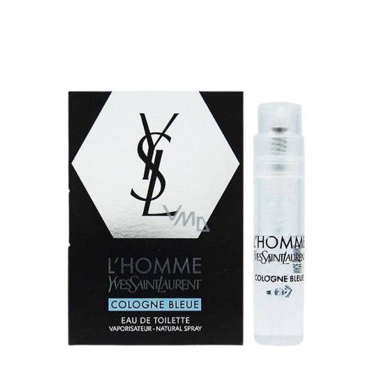 Yves Saint Laurent YSL L'Homme Cologne Bleue 1.2ml official sample vial available at The Perfume Savor