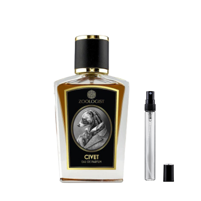 Zoologist Civet Extrait de Parfum sample decants available at The Perfume Savor